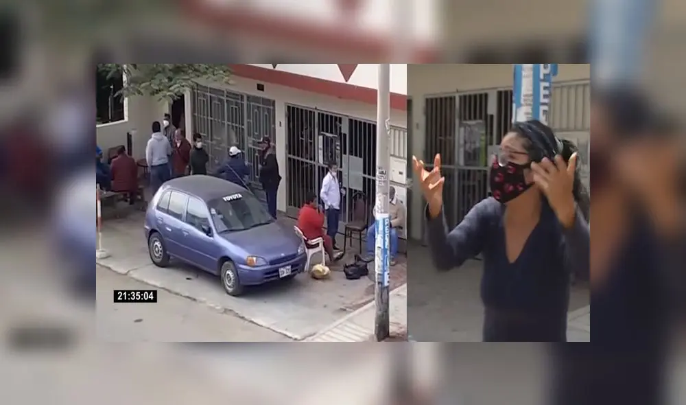 Mujer dijo que dependía de cada persona si se quedaba a beber a las afueras de bodega. (Foto: Capturas de video / 24 Horas) Mujer dijo que dependía de cada persona si se quedaba a beber a las afueras de bodega. (Foto: Capturas de video / 24 Horas)