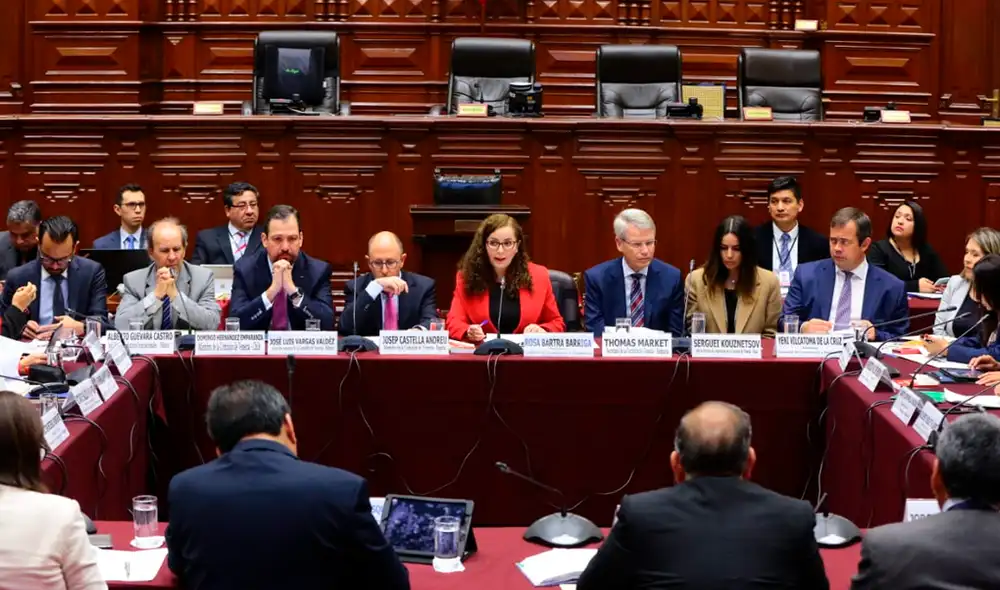 Sesión extraordinaria de Constitución junto con la Comisión de Venecia. Foto: Congreso.