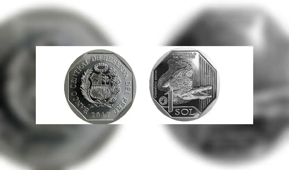 El cocodrilo de Tumbes ya está en nueva moneda de sol