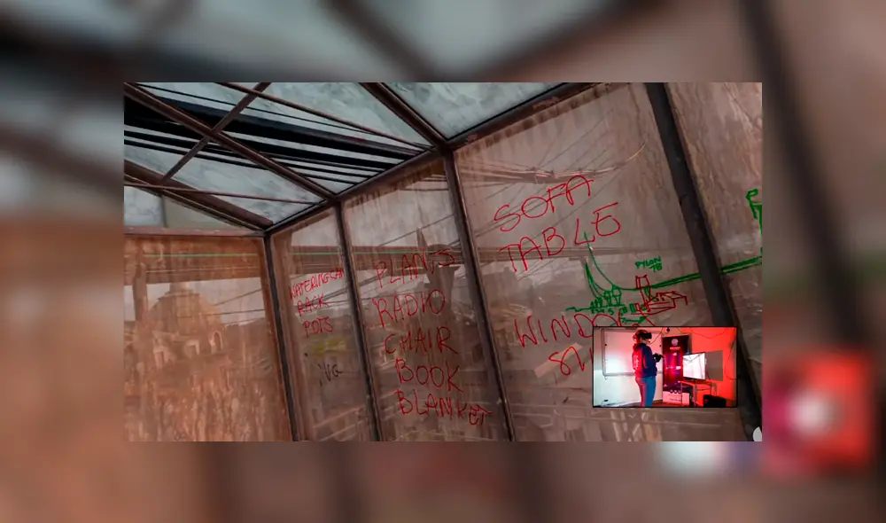 En la primera escena del juego podemos pintar cualquier cosa en unos cristales. Foto: Valve