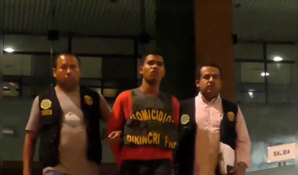 Alben Adrián Pérez Castillo es uno de los principales sospechosos del crimen. Él tiene 19 años de edad. (Foto: Captura video)