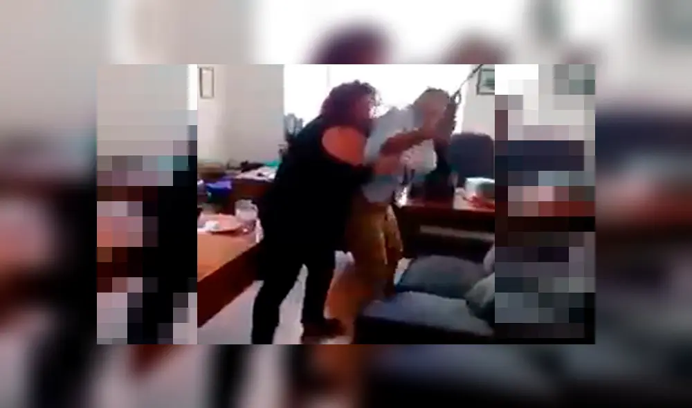 Jefe saca un rifle y amenaza a trabajador que pedía el pago de sus cotizaciones atrasadas [VIDEO] 