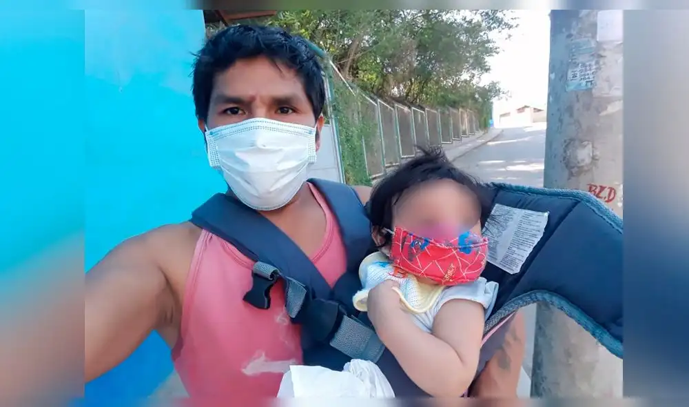 Froylán ha emprendido el camino en busca de una operación para su hijo y un trabajo para sostenerlo. Foto: Facebook. Froylán ha emprendido el camino en busca de una operación para su hijo y un trabajo para sostenerlo. Foto: Facebook.