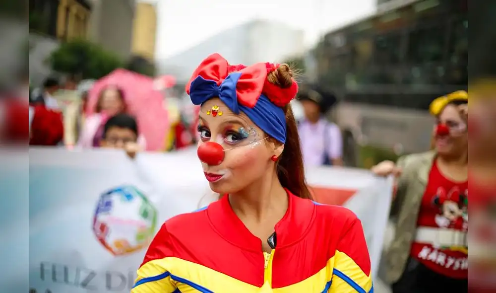 Así se celebró el Día del Payaso Peruano por calles de Lima [FOTOS]