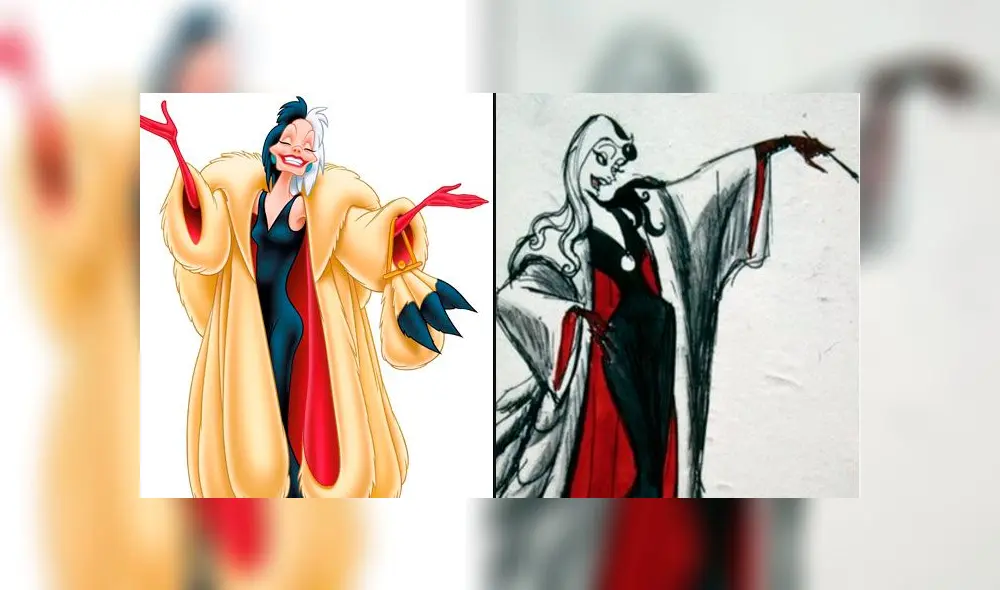 Filtran bocetos originales de memorables personajes de Disney [FOTOS]