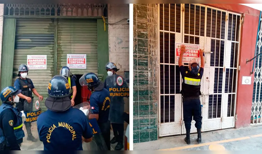 Clausuran locales por no tener autorización para funcionar en la ciudad de Jaén. (Ministerio Público)