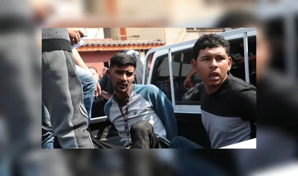 Delincuentes fueron atrapados en cayeron en la calle Atahualpa tras aplicarse el plan cerco. (Foto: Serenazgo de Los Olivos)