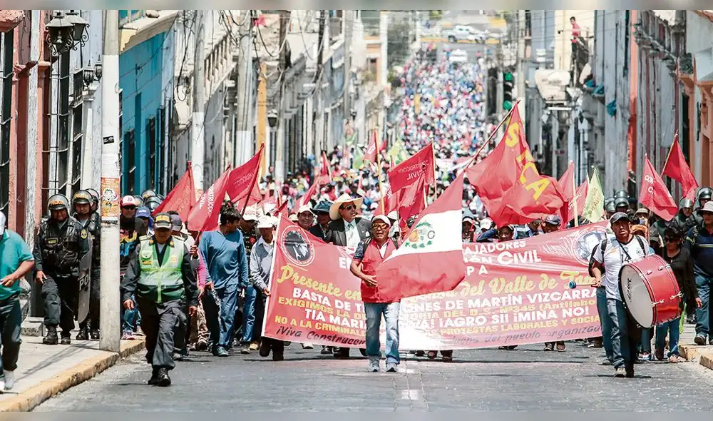 PROTESTA CONSTRUCCION CIVIL 