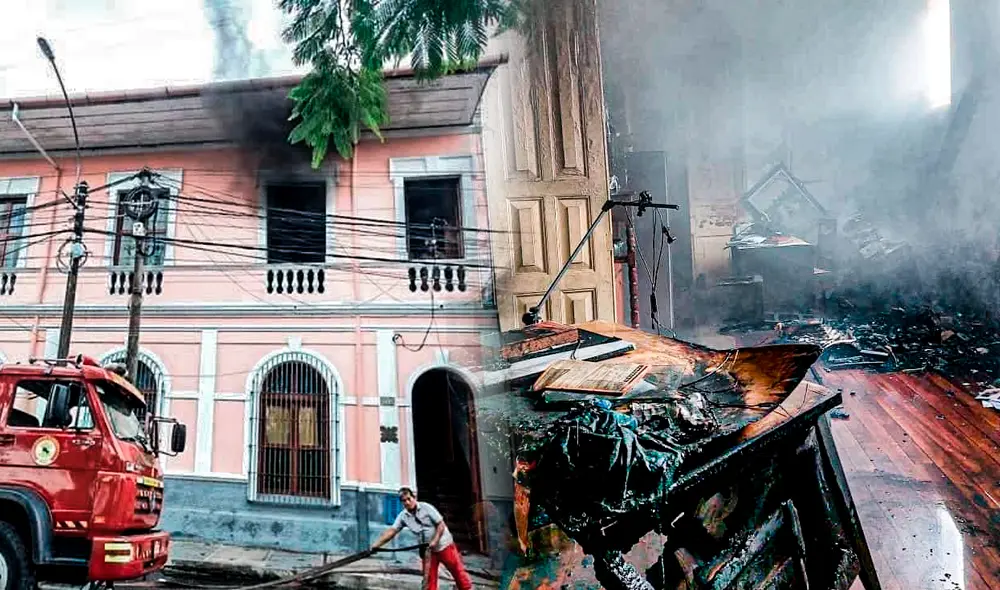 Iquitos incendio y cortes de luz en Biblioteca Amazónica de Loreto pone en riesgo libros y escritos Iglesia católica de Iquitos Ministerio de Cultura Dirección Desconcentrada Cultura Loreto. Foto: composición LR/Diario La Región/Jhon Martínez/cortesía Iquitos incendio y cortes de luz en Biblioteca Amazónica de Loreto pone en riesgo libros y escritos Iglesia católica de Iquitos Ministerio de Cultura Dirección Desconcentrada Cultura Loreto. Foto: composición LR/Diario La Región/Jhon Martínez/cortesía