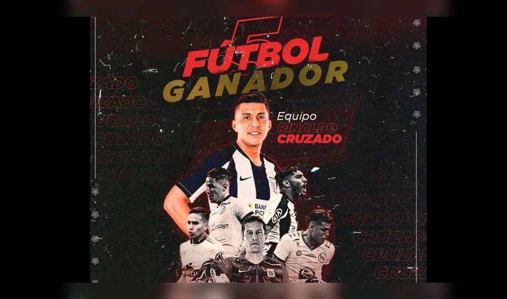 Equipo Rinaldo Cruzado es el ganador del Fútbol 5 de la Liga 1