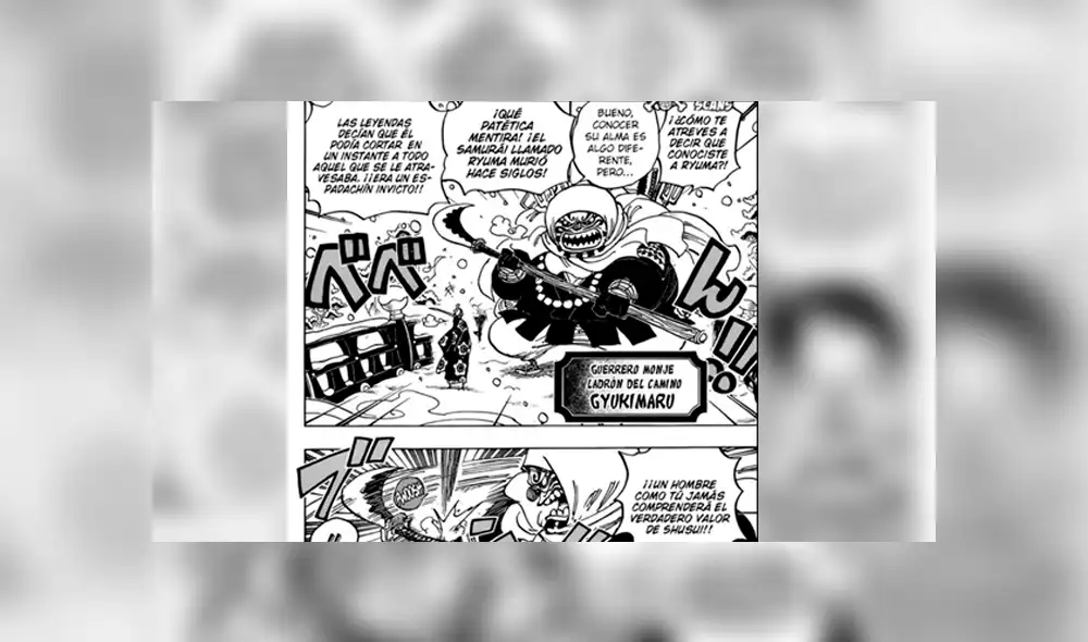 One Piece manga 937: ¡Zoro vs Gyukimaru y Kamazu! El espadachín en problemas