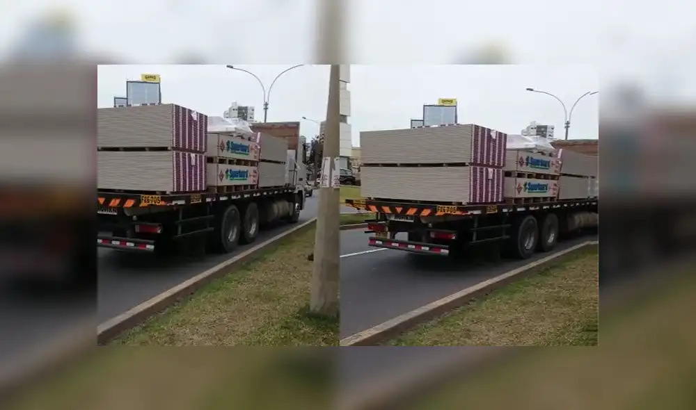 #YoDenuncio: camión con carga pesada estaciona en zona prohibida #YoDenuncio: camión con carga pesada estaciona en zona prohibida