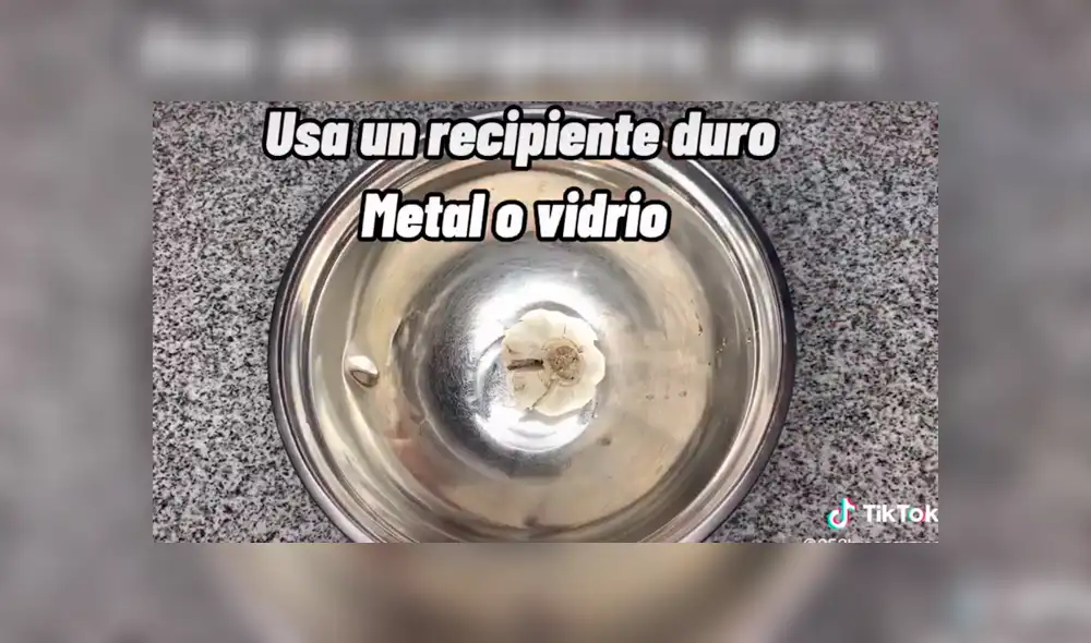 Desliza las imágenes para conocer los sencillos pasos que te permitirán pelar ajos en segundos. Fotocaptura: 253brasasymas/TikTok