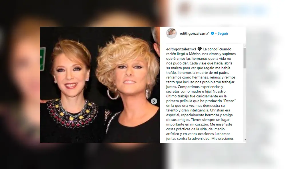 Celebridades despiden con estas palabras a Christian Bach  [FOTOS]