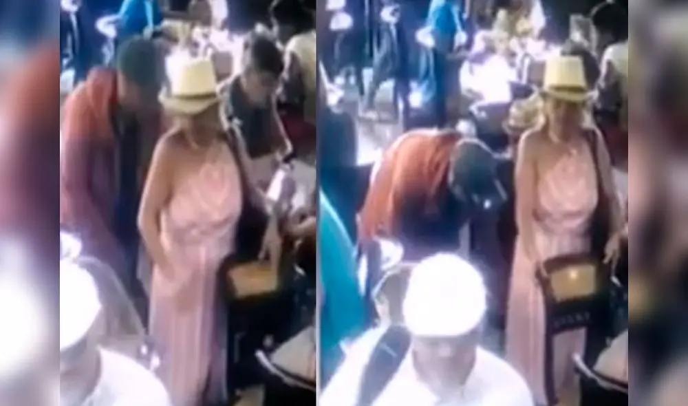 Barranco: pareja de ancianos roba a extranjeros en restaurante Barranco: pareja de ancianos roba a extranjeros en restaurante