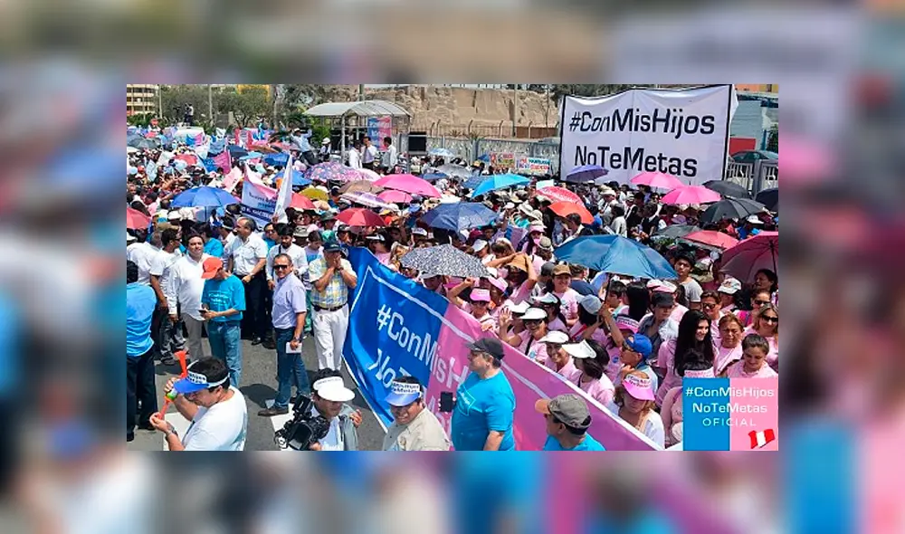 Colectivo profamilia anunció "marcha histórica" por enfoque de género