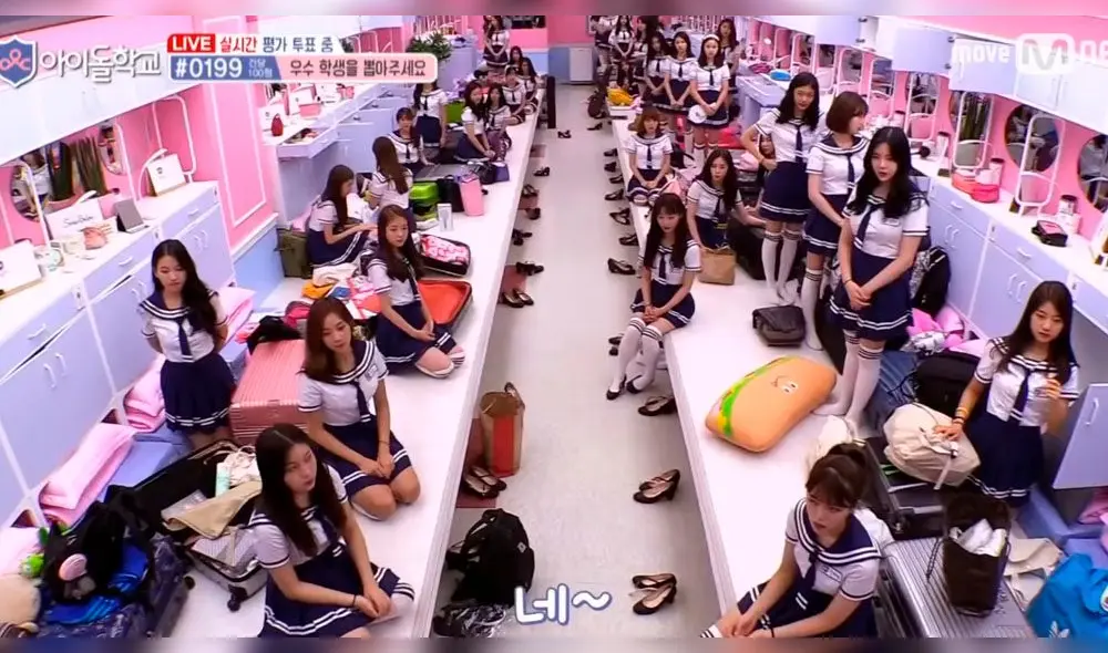 Idol School de Mnet recaudaba millones en publicidad. Idol School de Mnet recaudaba millones en publicidad.