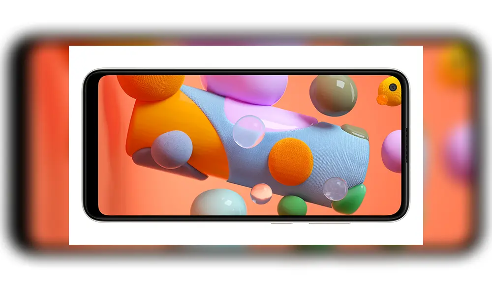 El Samsung Galaxy A11 presenta una pantalla HD+ de 6,4 pulgadas.