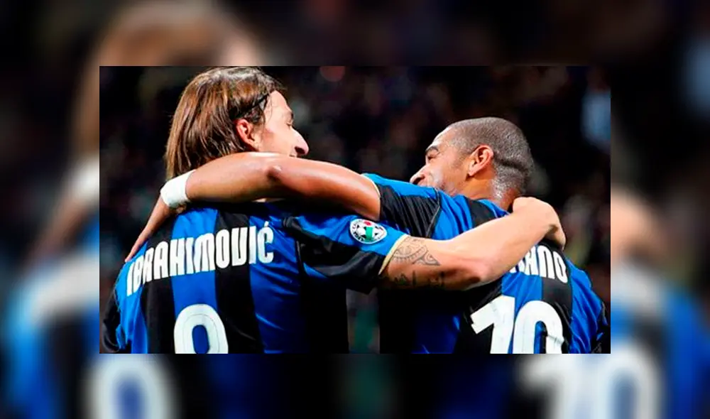 La dupla que formó con Zlatan Ibrahimovic en el Inter de Milán era temida por los habituales jugadores de PS2 en esa época.