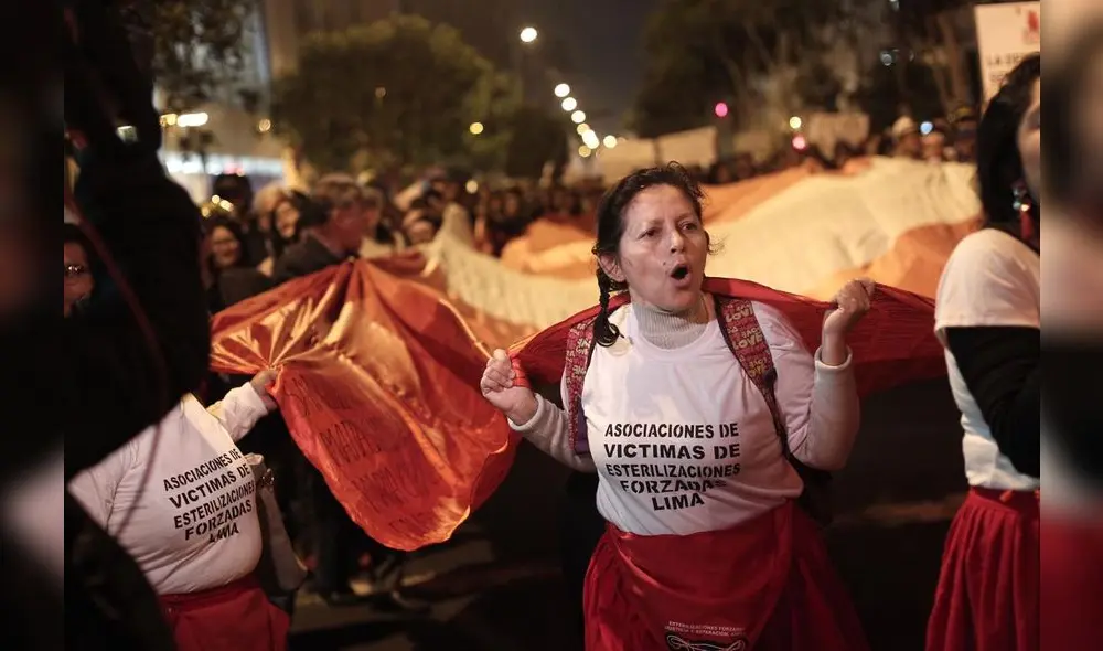 Marcha contra el Congreso