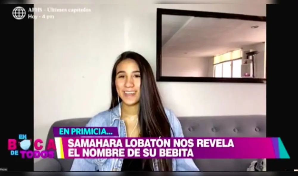 La hija de Melissa Klug informó que decidió ponerle Xianna a su bebé. (Foto: Captura América TV)