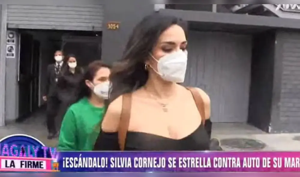 Silvia Cornejo reaparece tras chocar el auto de su esposo por supuesto infidelidad y canta se cansó del maltrato