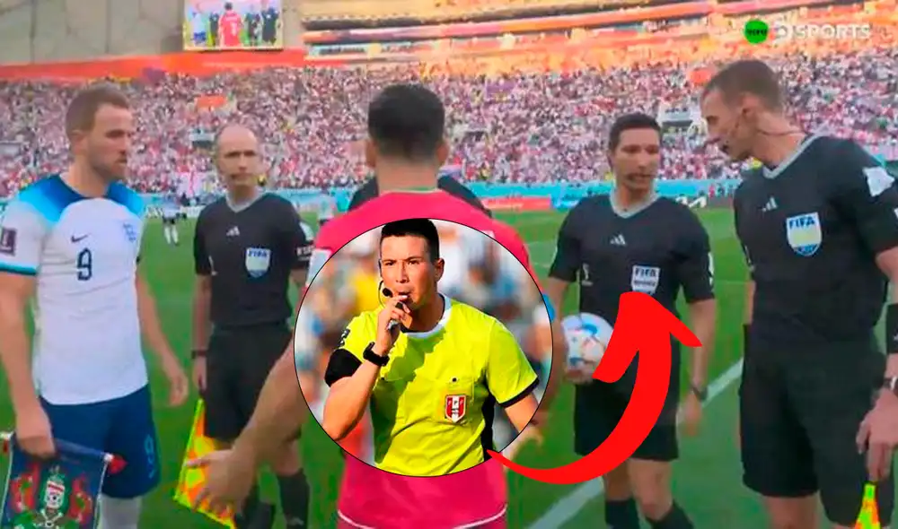 Kevin Ortega estuvo presente en el partido de Inglaterra vs Irán. Foto: captura Twitter Kevin Ortega estuvo presente en el partido de Inglaterra vs Irán. Foto: captura Twitter