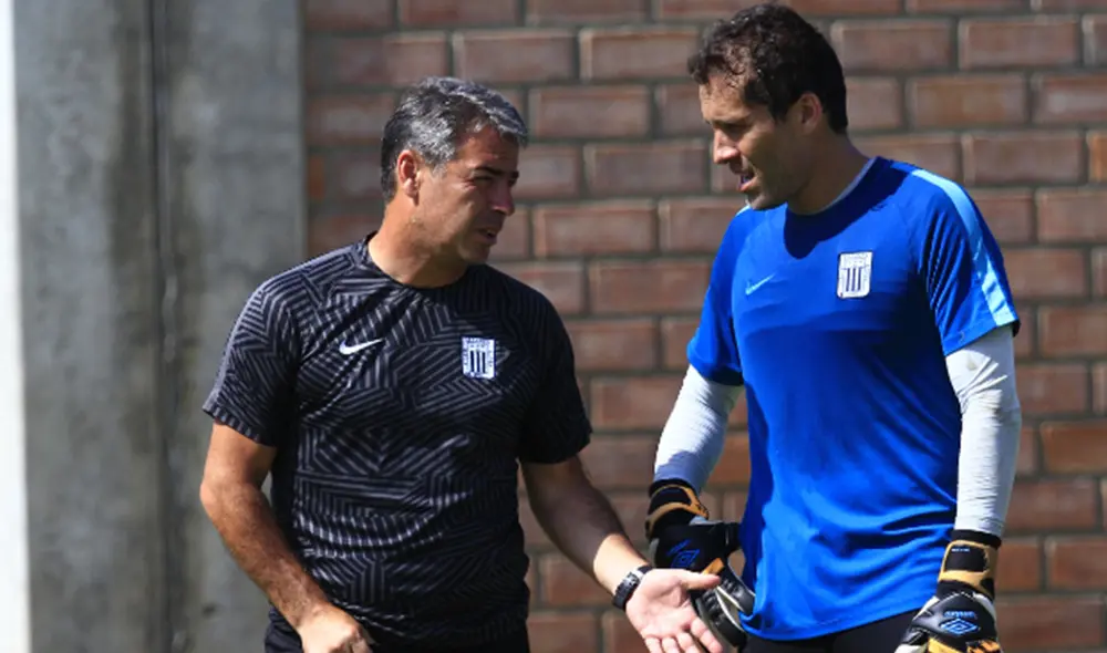 Butrón aseguró que su relación con Pablo Bengoechea era buena, pese al poco tiempo que este lo hacía jugar. Foto: Alianza Lima.