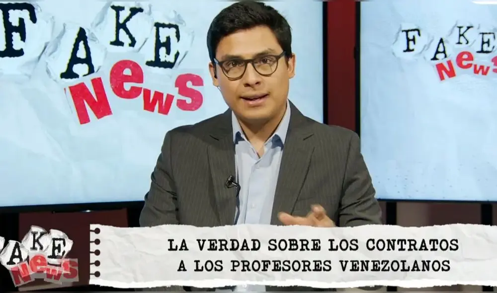 Fake News: ¿Profesores venezolanos contratados por el Estado? 