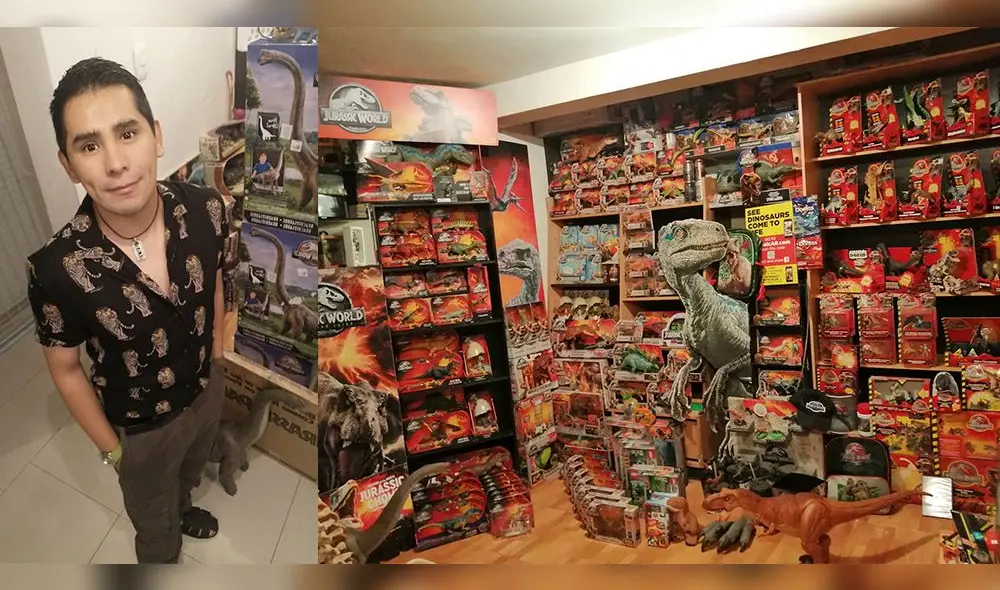 César Canales tiene su colección en un ambiente de su casa. Fotos: Facebook. César Canales tiene su colección en un ambiente de su casa. Fotos: Facebook.