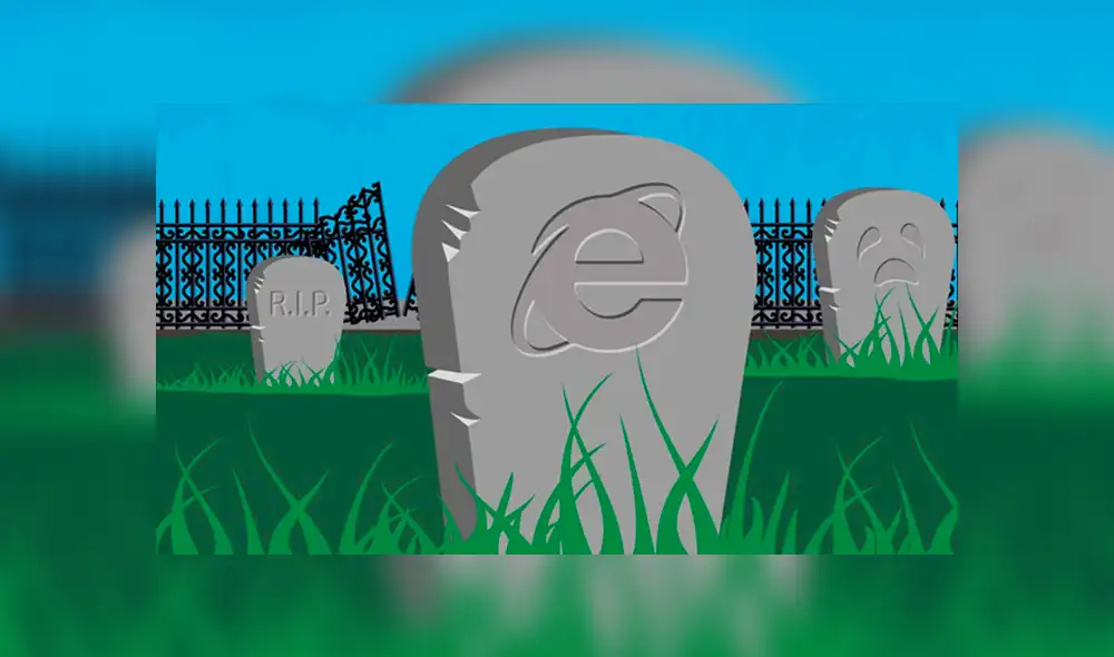 Los divertidos memes por la 'muerte' de Internet Explorer no se hicieron esperar. Foto: Captura.
