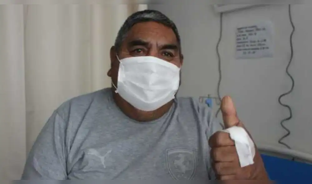 Don Pablo agradeció la atención recibida en hospital y pidió a la población seguir cuidándose. (Foto: Minsa) Don Pablo agradeció la atención recibida en hospital y pidió a la población seguir cuidándose. (Foto: Minsa)