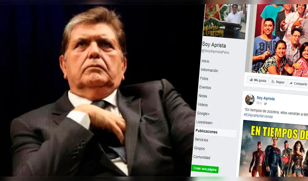 Facebook: Página aprista comparte meme de Alan García y recibe crueles comentarios