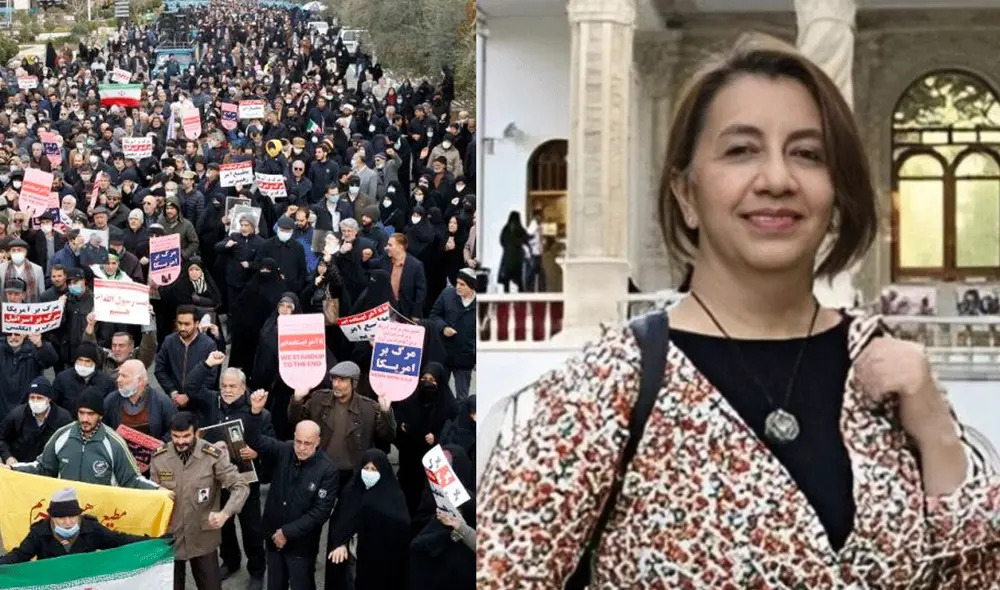 La cineasta Ilanlu no podrá salir del país y estaría imposibilitada de participar en actividades mediáticas por 2 años. Foto: composición LR / Noticias Caracol / ABC