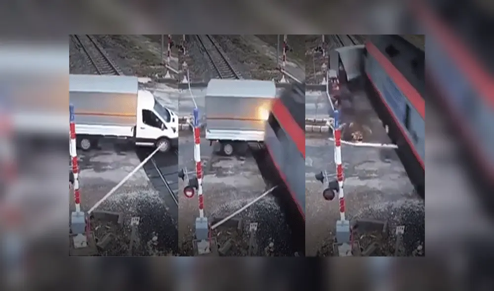 El chofer salió con vida del accidente.