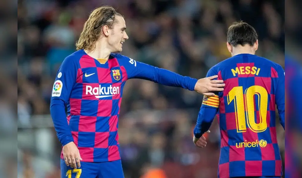 Antoine Griezmann ha marcado 14 goles en 36 partidos con la camiseta del Barcelona. Foto: Internet.