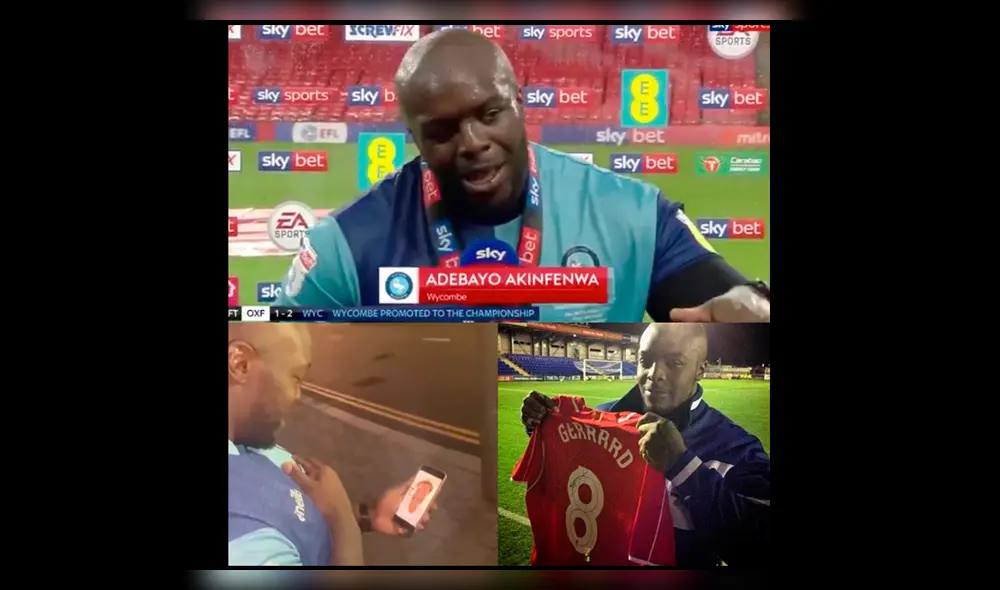Jügen Klopp felicita por WhatsApp a Akinfenwa, el jugador de más de 100 kilos que ascendió en Inglaterra.