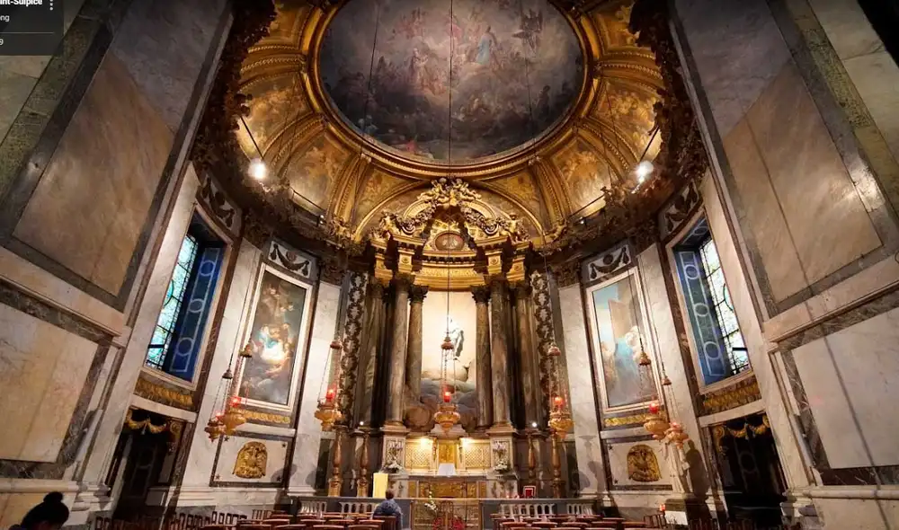 Desliza las imágenes para ver cómo luce la iglesia donde Tom Hanks filmó el Código Da Vinci en Francia. Foto: captura de Google Maps.