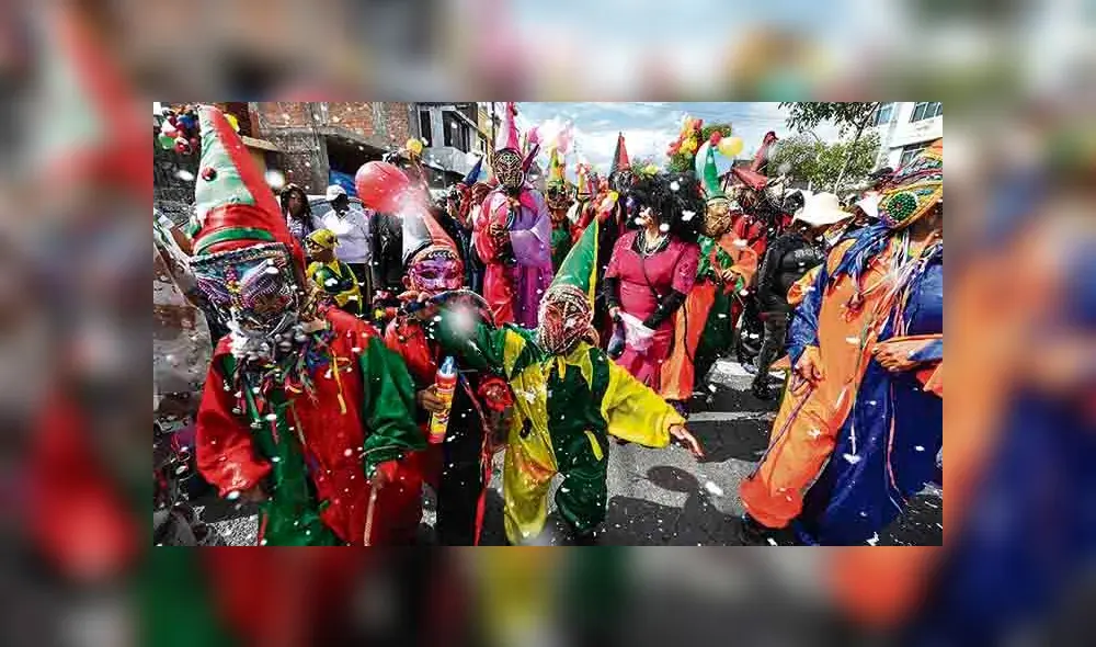 En Arequipa el carnaval loncco caymeño pasa de generación en generación