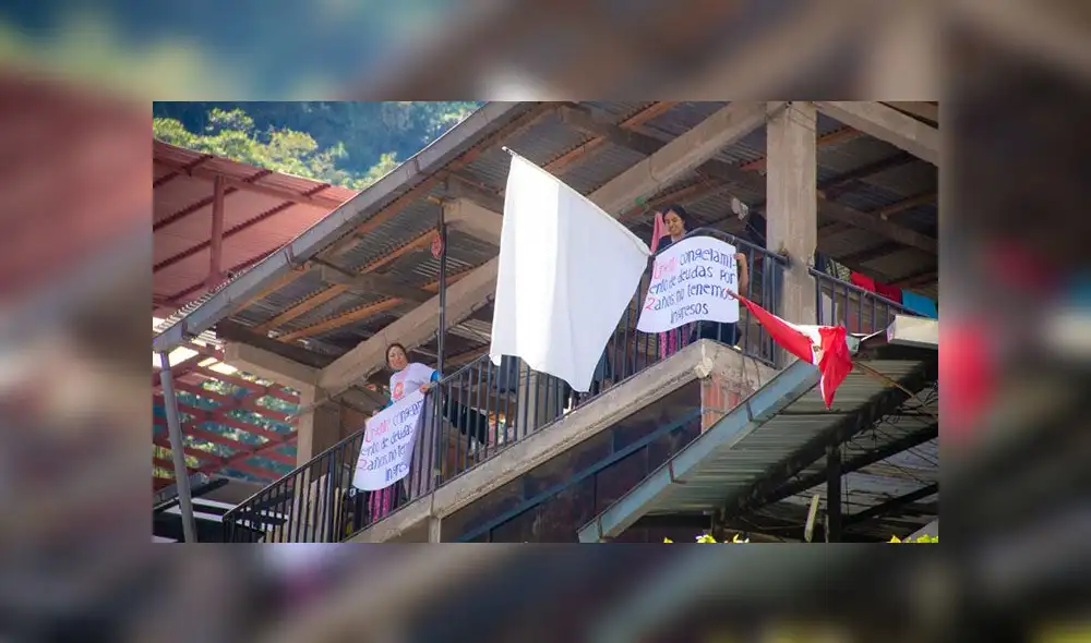 Pobladores de Machu Picchu pueblo demandan al gobierno reactivación económica.