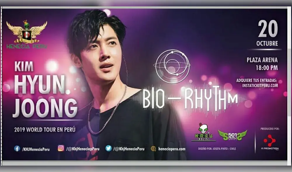 Kim Hyun Joong fue otro artista que visitó en más de tres oportunidades a sus fans en el Perú. Foto: Henecia Perú