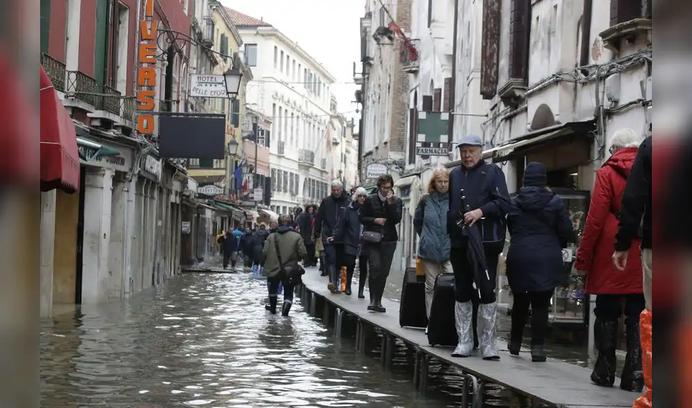 Venecia atraviesa su peor inundación en 53 años [FOTOS]