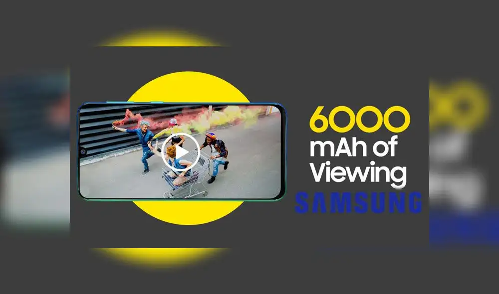 El Galaxy M30s es el nuevo smartphone económico de Samsung