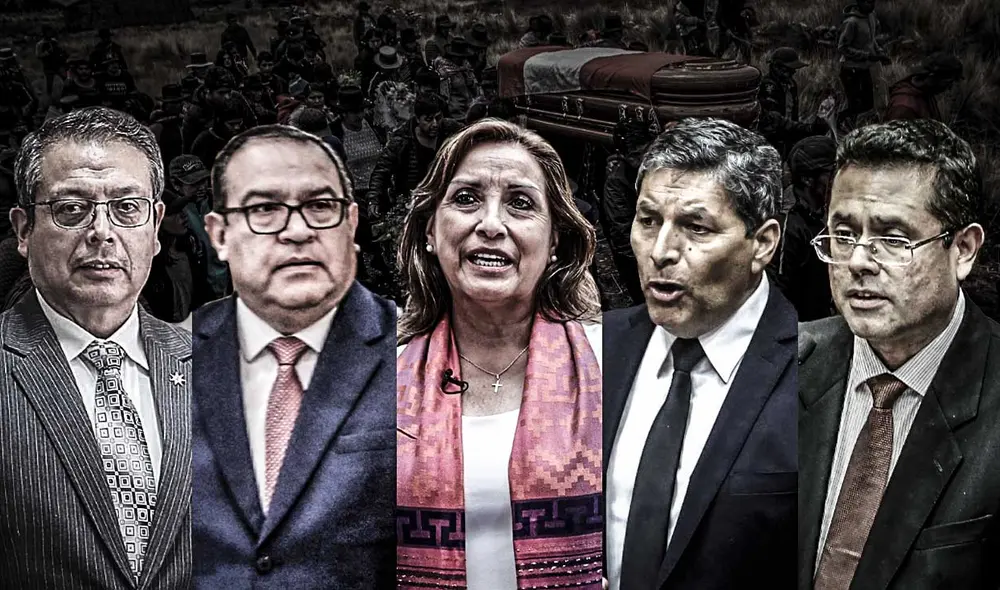 Denuncia incluye a Dina Boluarte, Alberto Otárola, Pedro Angulo, César Cervantes y José Tello (Foto composición: La República)