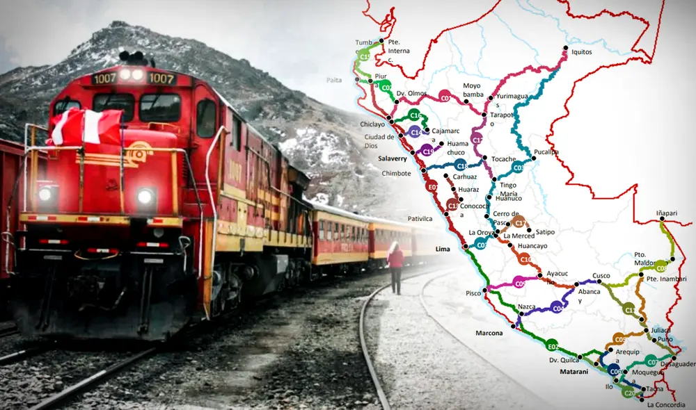 Estos son los 4 trenes que se construirán en Perú en los próximos años | MTC | Obras en Perú. Foto: composición de Jazmín Ceras/LR/Expresión/MTC