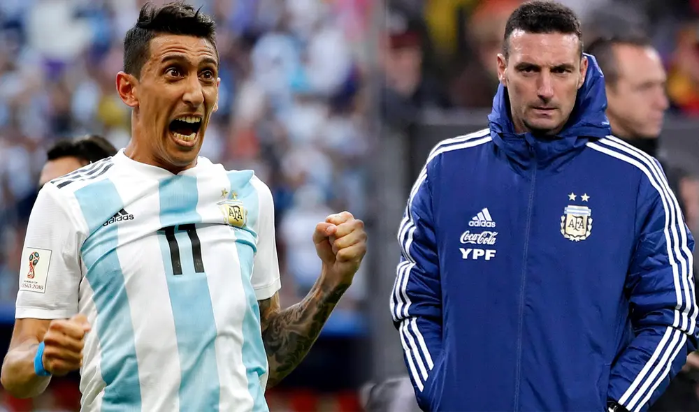 Ángel Di María no fue considerado por Lione Scaloni para la primera fecha doble de las Eliminatorias a Qatar 2022. Composición: EFE