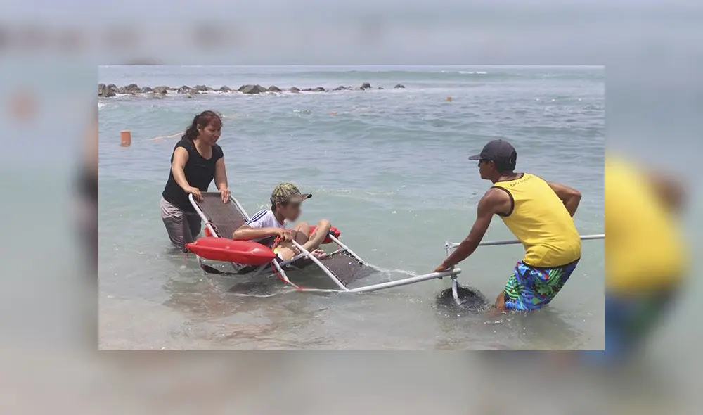 La playa Pocitos se convirtió en la primera playa accesible del país. La playa Pocitos se convirtió en la primera playa accesible del país.