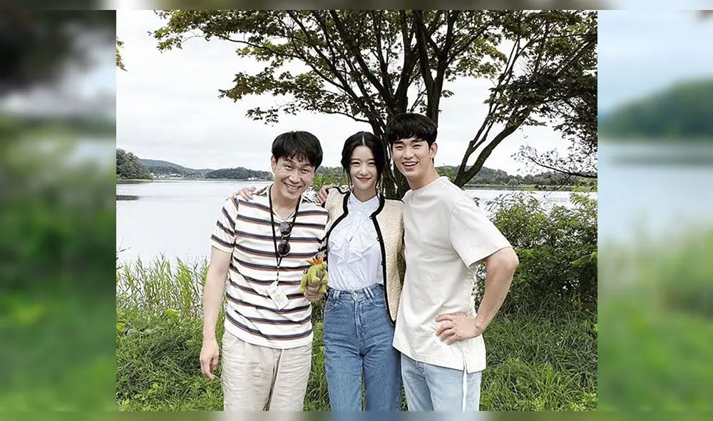 Oh Jung Se, Seo Ye Ji y Kim Soo Hyun. Foto: Instagram