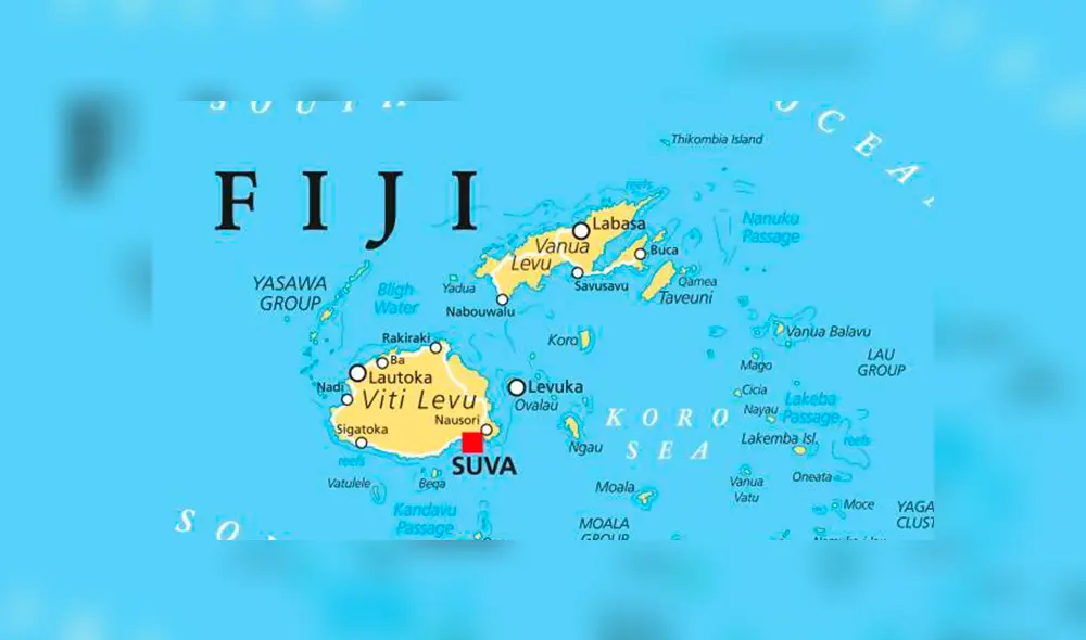 Islas Fiji: Se reporta fuerte sismo de 8.2 grados en escala Richter