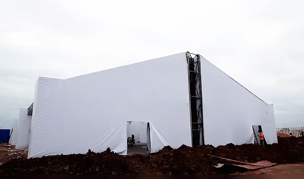 Hospital de campaña sería inaugurado en los próximos días.